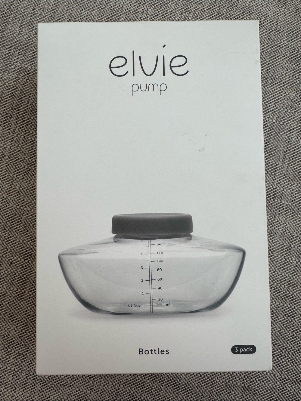 Elvie Pump Bottle 3 Pack New In Box